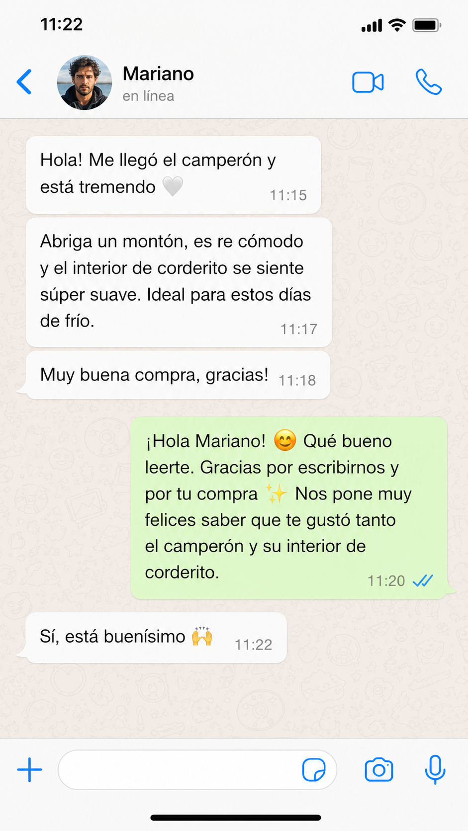 Review real de Instagram